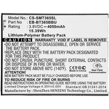 3.8V 4050mAh Tablette akku für Galaxy Tab Active Galaxy Tab Active 2 Galaxy Tab Active 2 8.0 Galaxy Tab Active 2 8.0 LTE Li-Polymer