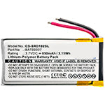 3.7V 850mAh Kabellose Kopfhörer akku für Packtalk Duo Scala Rider Packtalk SRPT0102 Li-Polymer