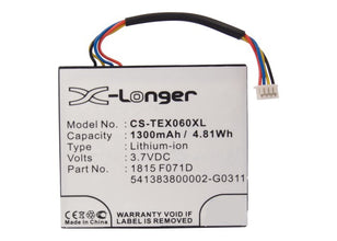 3.7V 1300mAh Taschenrechner akku für N2/AC/2L1/A TI-84 C TI-84 Plus C TI-Nspire CAS Touchpad TI-Nspire CX CAS Touchpad Li-ion