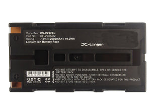 7.4V 2200mAh PDA, Pocket PC akku für AVIO TOA Electronics Panasonic NEC NIPPON Li-ion