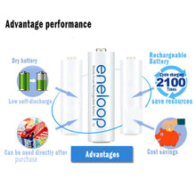 4pcs  Stücke Eneloop 800mah AAA Akku für Kamera Spielzeug maus Pre-aufgeladen 1,2 V Ni-Mh batterien