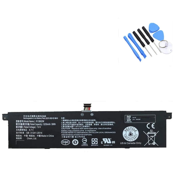 R13B01W R13B02W Laptop Batterie Für Xiaomi Mi Air 13.3 "Serie Tablet PC Batterie R13B01W 7,6 V 39WH