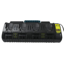 DCB104 Ersatz-Ladegerät für Dewalt 12V 20V Max 4-Port Li-Ion Schnellladegerät DCB102 DCB102BP Lithiumbatterie