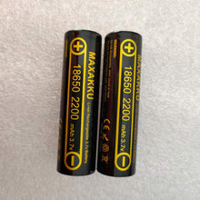 2pcs 18650 3.7V 2200mAh lithium batterie Button Top Für Taschenlampe Stirnlampe Mikrofone