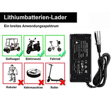 29.4V 2A Netzteil Ladegerät Passend für 24V 10AH Lithium-Ionen Elektroroller E-Bikes mit 3pin Stecker