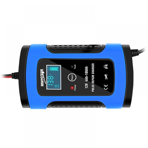 E-FAST 12V Motorrad-Autobatterie-Ladegerät Ladegerät voll intelligente Reparatur Typ Blei-Säure-Speicher-Ladegerät
